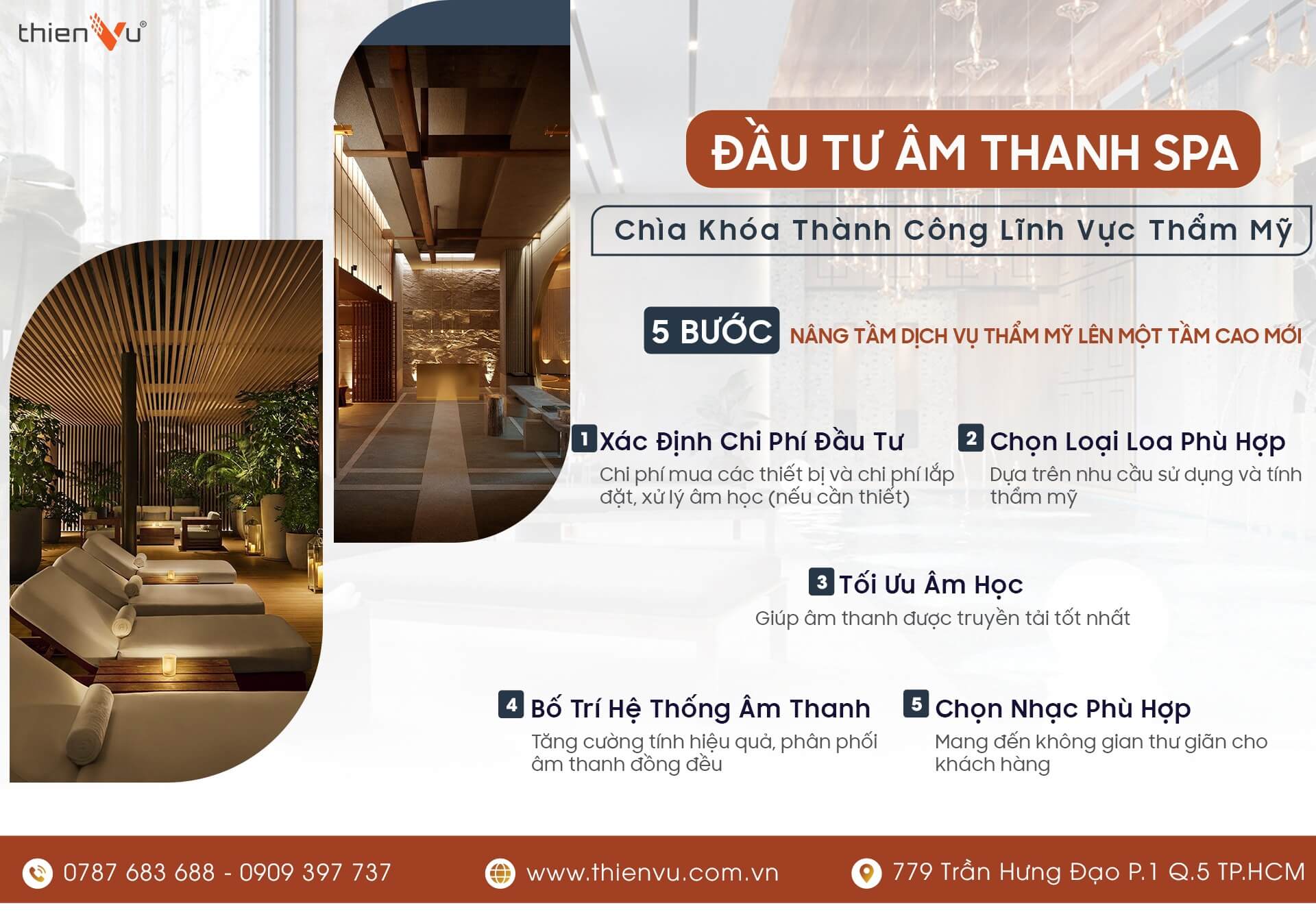 Quy trình thi công âm thanh cho spa: Các bước cần thực hiện