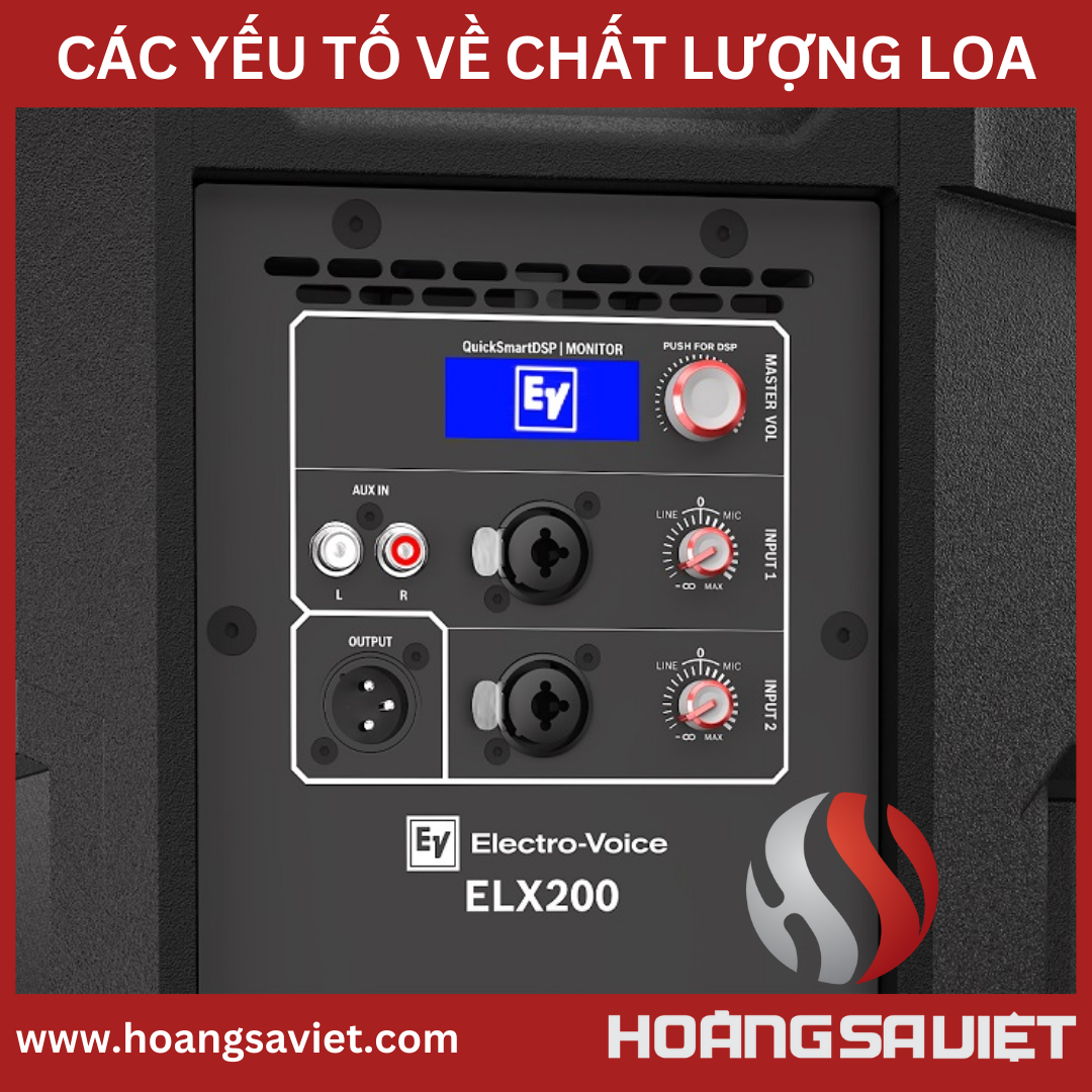 Các yếu tố ảnh hưởng đến công suất loa