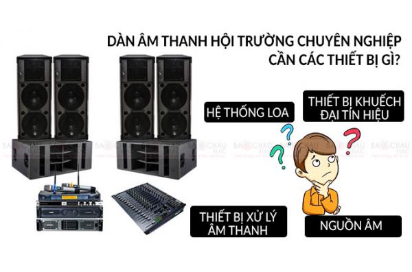 Các loại hệ thống loa hội trường phổ biến