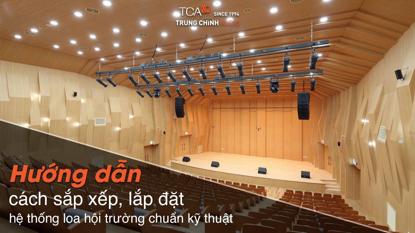 Cách lắp đặt loa hội trường treo tường hiệu quả