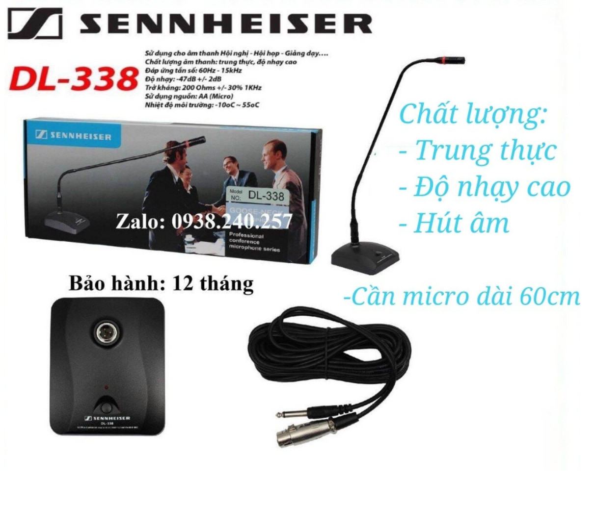 Cách sử dụng micro hội nghị Sennheiser DL338 hiệu quả