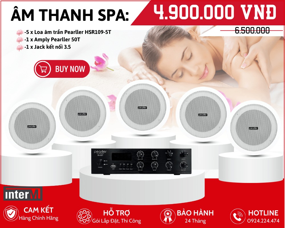 Top 5 mẫu loa spa âm thanh nhẹ nhàng